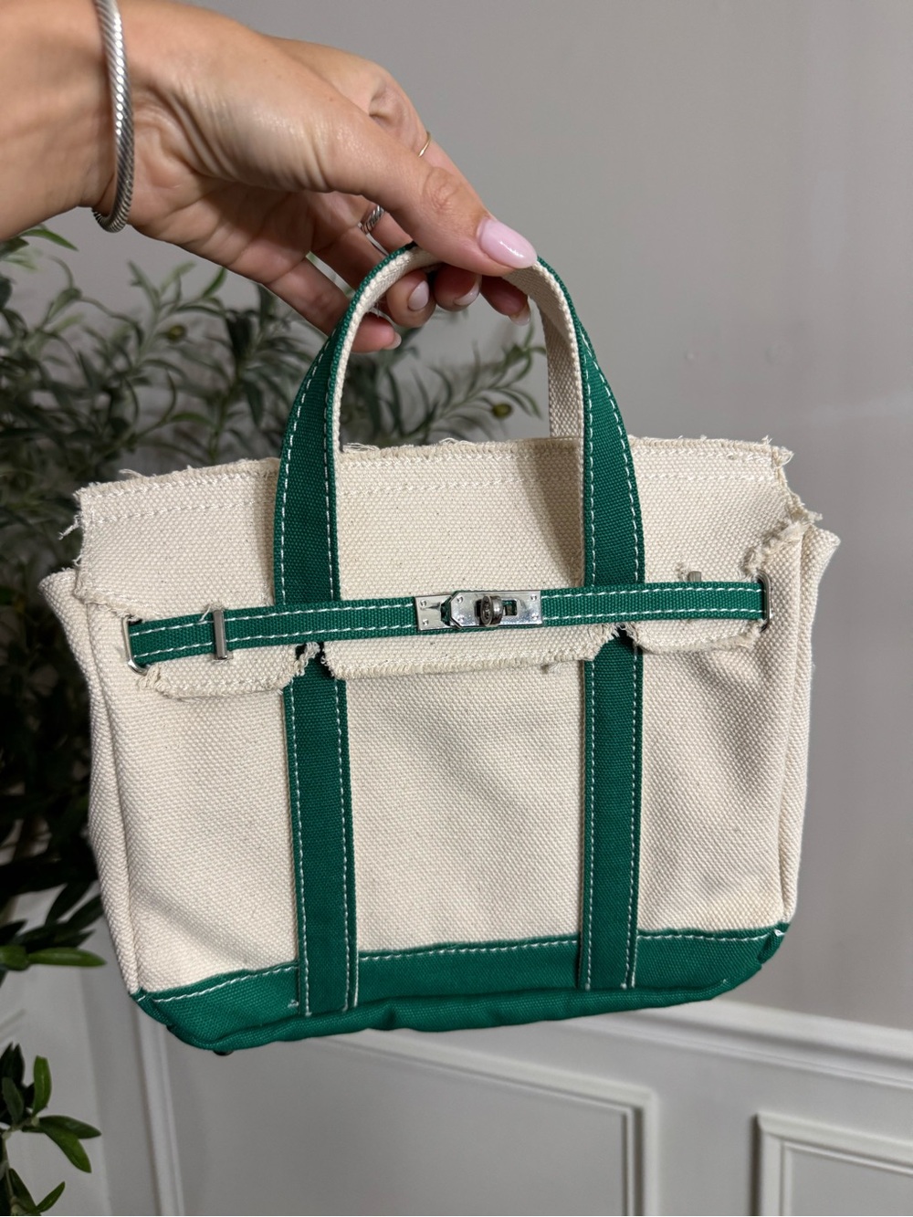 Sunwin Madaket Small Classic Tote Bag Green